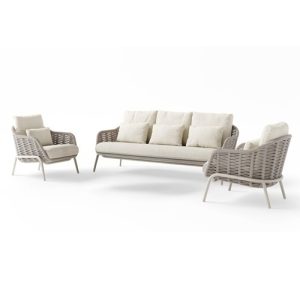 Suns Casto sofa set 3 delig Camel sand