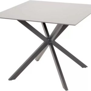 Lesli Living Crest Dining Tafel  90 x 90 cm  Grey