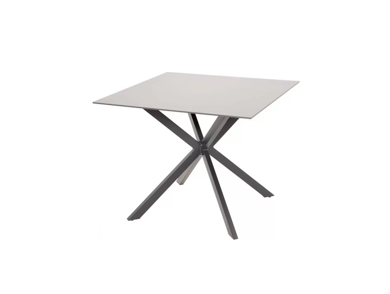 Lesli Living Crest Dining Tafel 90 x 90 cm Grey
