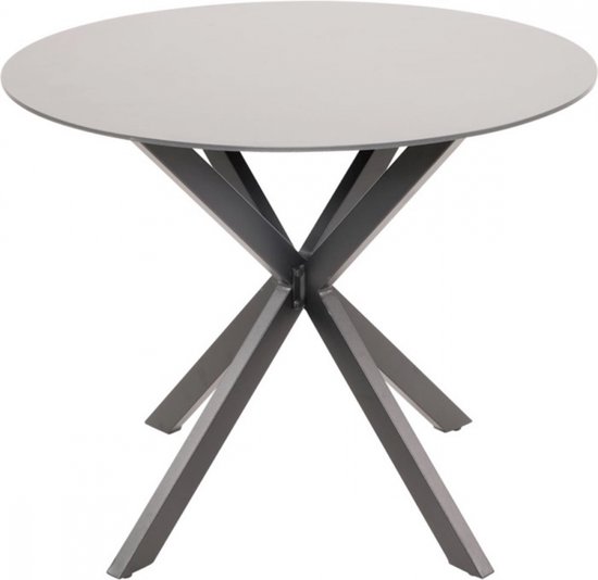 Lesli Living Crest Dining Tafel 90 cm Rond Grey