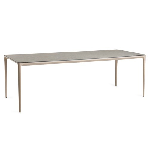 Tierra Outdoor Elegante dining tafel 220 cm Champagne