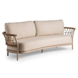 Tierra Outdoor Fresca lounge bank 3 zits Champagne