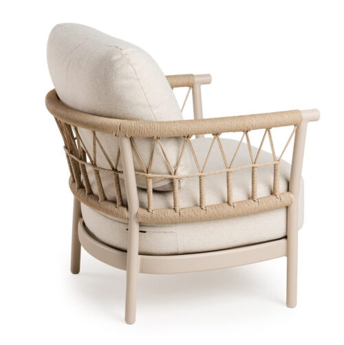 Tierra Outdoor Fresca lounge chair Champagne - Afbeelding 2