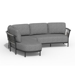 Tierra Outdoor Fresca lounge set charcoal rechts