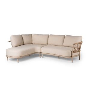Tierra Outdoor Fresca chaise lounge Rechts Champagne 2 delig