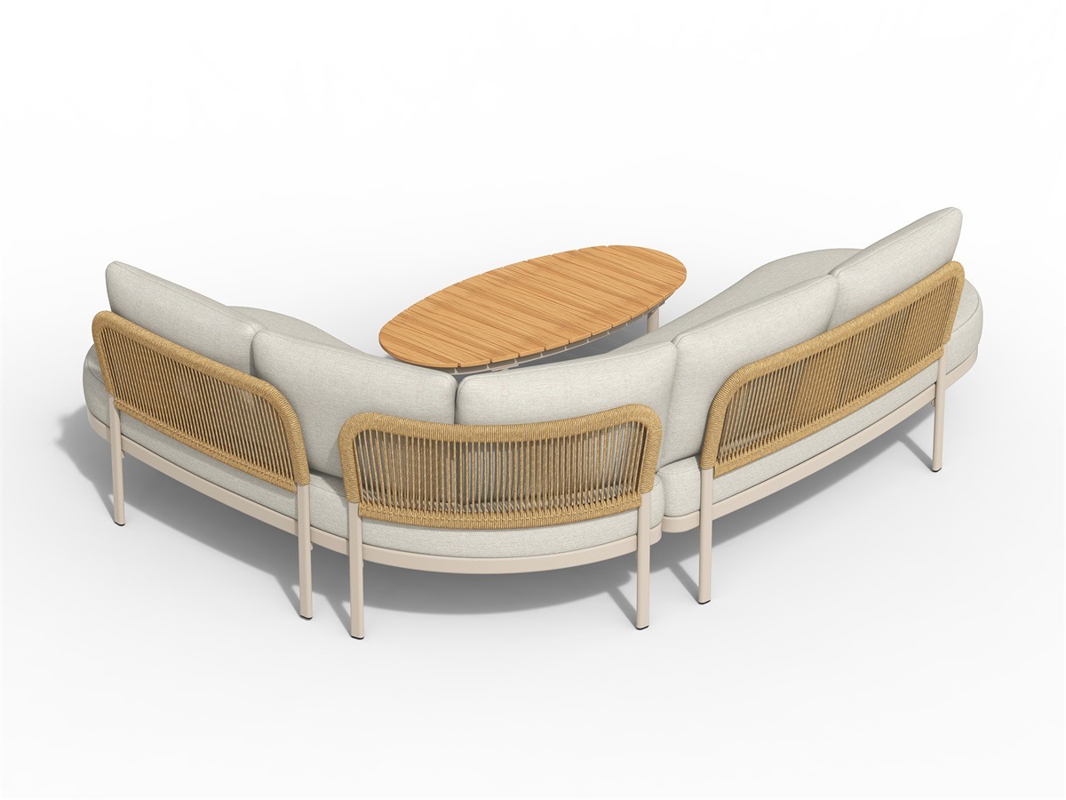 Tierra Outdoor Fumanu lounge set Champagne - Afbeelding 2