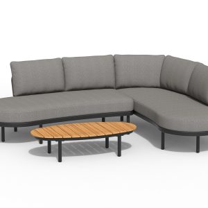 Tierra Outdoor Fumanu lounge set Charcoal