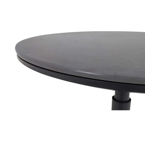 Lesli Living Bijzettafel Rond Hoog-Laag Geneva verstelbaar Grey - Afbeelding 3