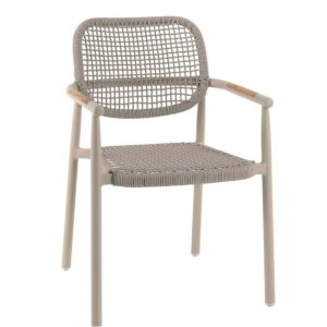 Gescova Outdoor Midleton dining stoel sand incl. kussen