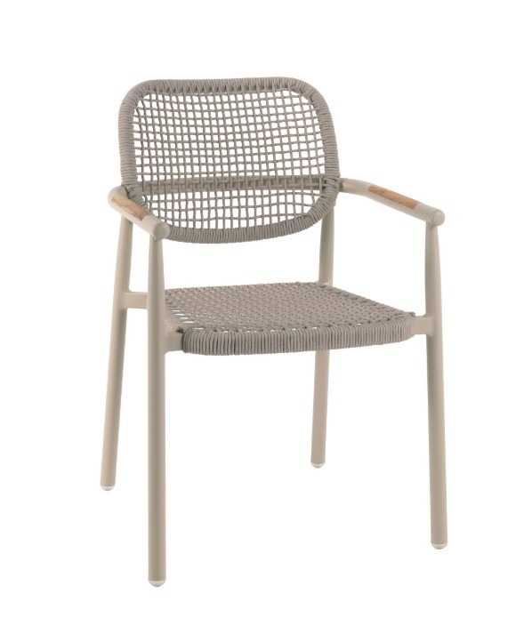 Gescova Outdoor Midleton dining stoel sand incl. kussen