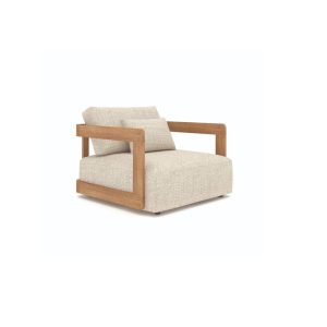 Gescova Outdoor Rafa lounge chair ecru/taupe Teak