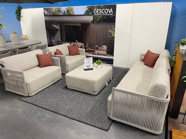 Gescova Outdoor Melbourne lounge set 4 delig sand