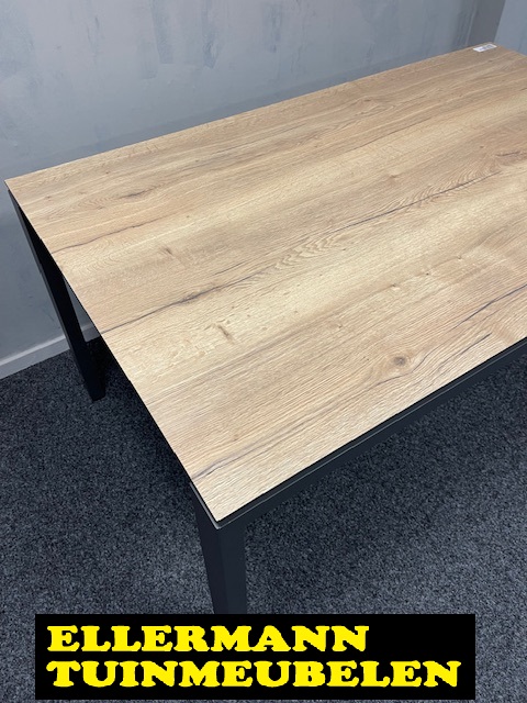 4 Seasons Outdoor Goa dining tafel HPL Teak Look 160 x 95 cm - Afbeelding 3