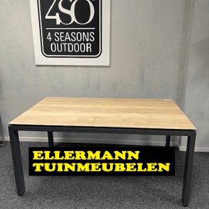 4 Seasons Outdoor Goa dining tafel HPL Teak Look 160 x 95 cm
