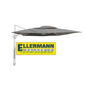 4 Seasons Outdoor Hacienda 3x4 frame White / doek charcoal ( antraciet )