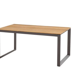 Heritage tafel teak top 160 cm 4so