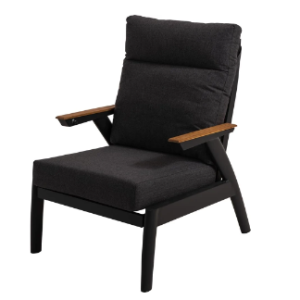 Lesli Living Florence lounge chair verstelbaar Grey