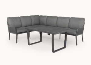 Tierra Outdoor Dining set LIV Model Links + tafel trespa