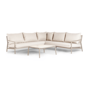 Tierra Outdoor Monti lounge corner set Champagne