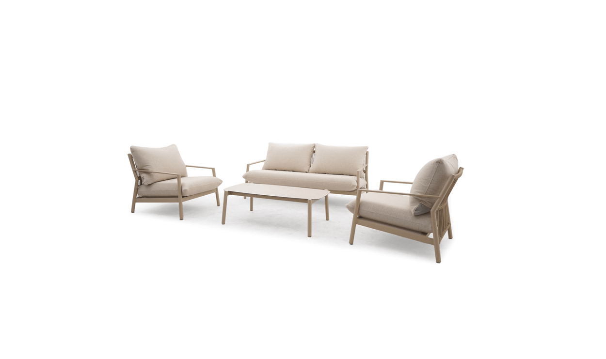 Tierra Outdoor Monti lounge sofa set Champagne - Afbeelding 2