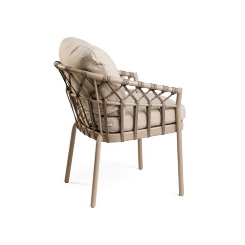 Tierra Outdoor Nevada dining chair Champagne - Afbeelding 2