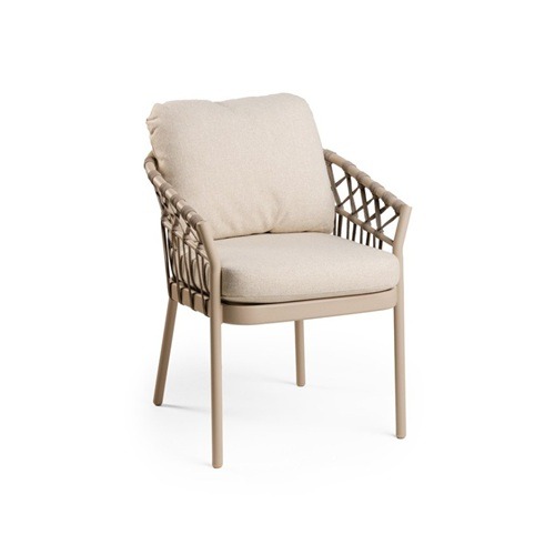 Tierra Outdoor Nevada dining chair Champagne