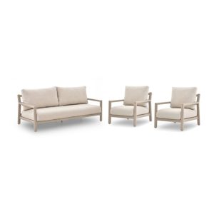 Tierra Outdoor Oasis sofa set Champagne 3 delig