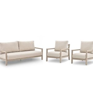 Tierra Outdoor Oasis sofa set Champagne 3 delig