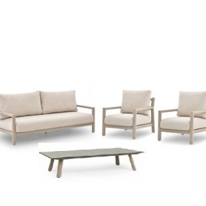 Tierra Outdoor Oasis sofa set Champagne