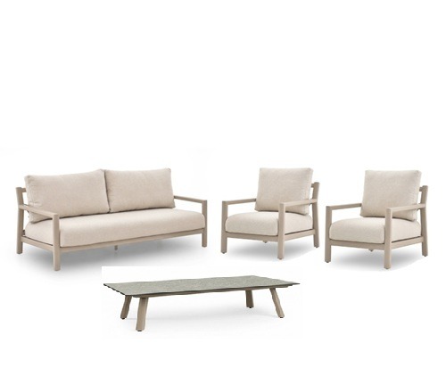 Tierra Outdoor Oasis sofa set Champagne