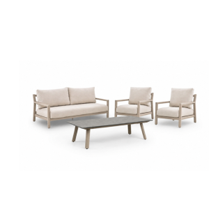 Tierra Outdoor Oasis sofa set 4 delig Champagne
