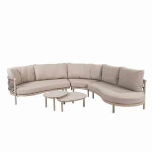 4 Seasons Outdoor Piacenza lounge set Latte 5 delig