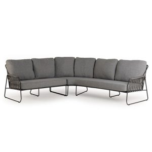 Tierra Outdoor Rivera corner set Mountain Grey 3 delig