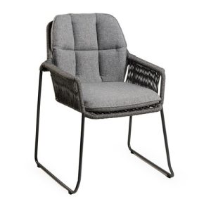 Tierra Outdoor Rivera dining chair Mountain Grey