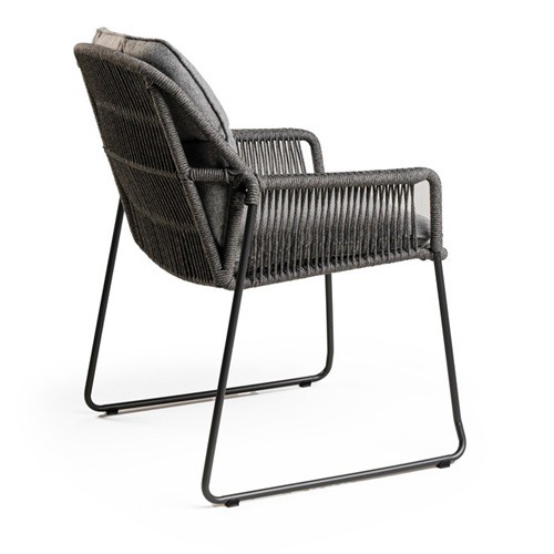 Tierra Outdoor Rivera dining chair Mountain Grey - Afbeelding 2