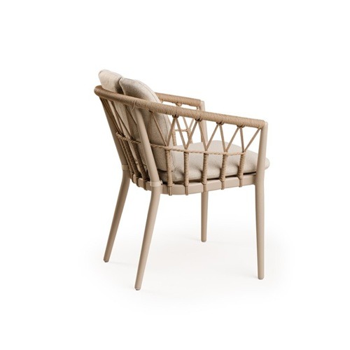 Tierra Outdoor Santafe dining chair Champagne - Afbeelding 2