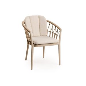 Tierra Outdoor Santafe dining chair Champagne