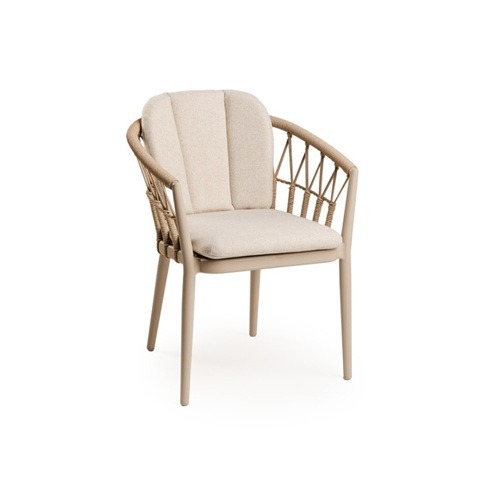 Tierra Outdoor Santafe dining chair Champagne