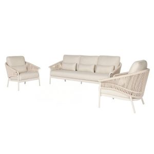 Suns Santorini sofa set 3 delig Camel Sand