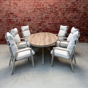 Sens Line Luccio dining set 7 delig Sand