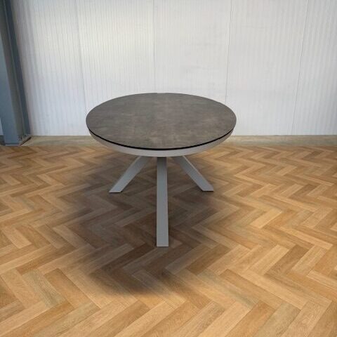 Sens Line Luccio dining tafel ovaal 220 cm Dark / Sand - Afbeelding 2