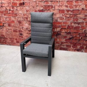 Sens Line Montana dining chair verstelbaar antraciet met antraciet kussen