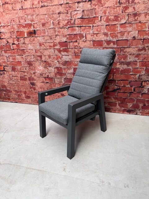 Sens Line Montana dining set 5 delig Antraciet Nonwood - Afbeelding 2