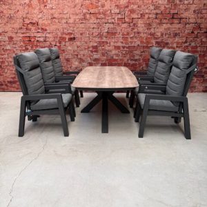 Sens Line Montana dining set 7 delig met Donna tafel