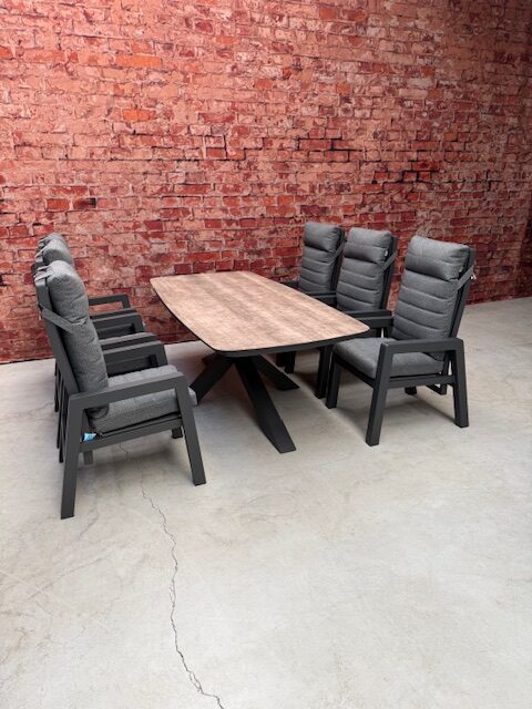 Sens Line Montana dining set 7 delig met Donna tafel - Afbeelding 2