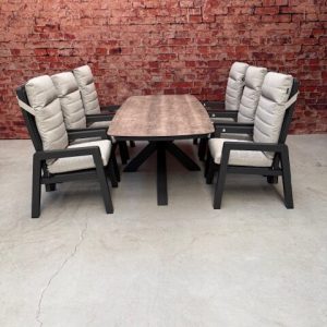Sens Line Santana dining set 7 delig met Donna tafel