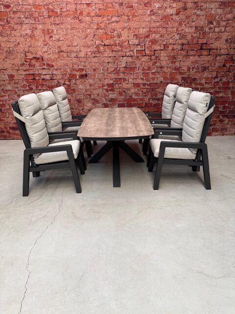 Sens Line Santana dining set 7 delig met Donna tafel