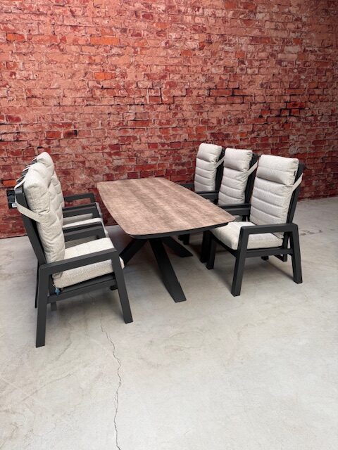 Sens Line Santana dining set 7 delig met Donna tafel - Afbeelding 3