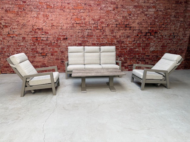 Sens Line Valerie sofa set Taup 4 delig - Afbeelding 4