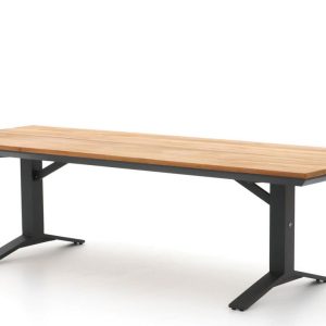 Suns Stockholm tuin tafel 280 cm matt royal grey
